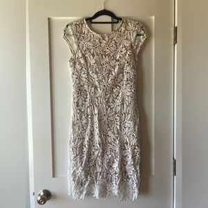 Lulus white lace dress